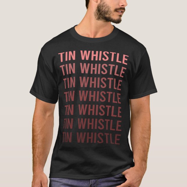 Camiseta Flageolet de Assalto de Texto Vermelho (Frente)