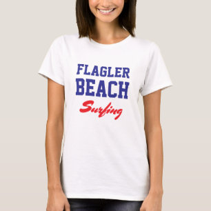 Camiseta Flagler Beach, Florida, Surfing T-Shirt