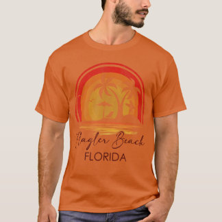 Camiseta Flagler Beach Summer Vacsing Sun Tropical