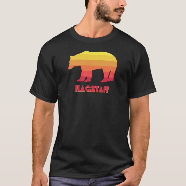 Camiseta Flagstaff Arizona Arco-Íris (Frente)