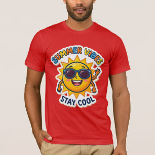 Camiseta Flaire de Explosão Solar   O Adesivo de Verão Defi