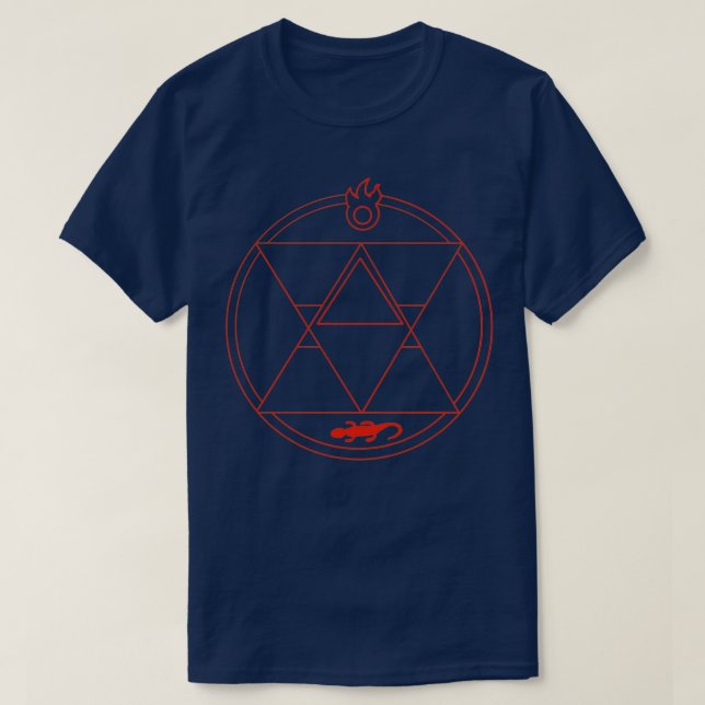 Camiseta Flame Alchemy (Frente do Design)