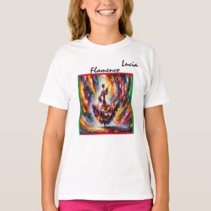 Camiseta Flamenco Dancer Girl