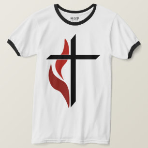 Camiseta Flaming Cross