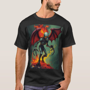 Camiseta Flaming Winged Demon