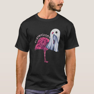 Camiseta Flaminghost Pink Flamingo Ghost Halloween Costume