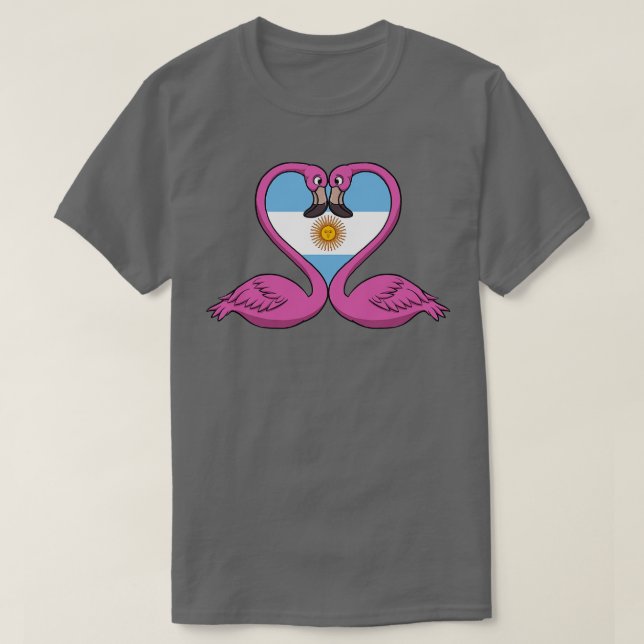 Camiseta Flamingo Argentina (Frente do Design)
