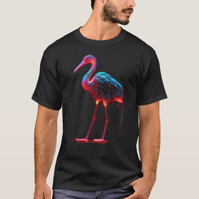 Camiseta Flamingo artwork  animal  animal flamingo 2 (Frente)