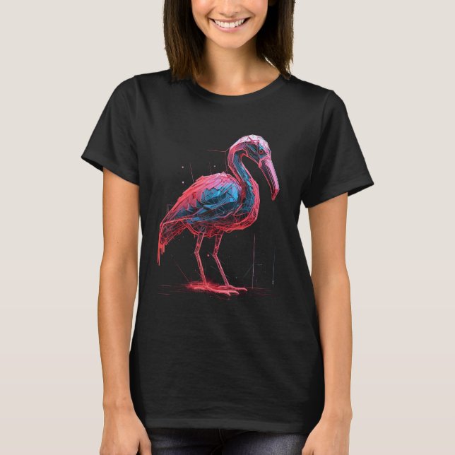 Camiseta Flamingo artwork  animal  animal flamingo 20 (Frente)