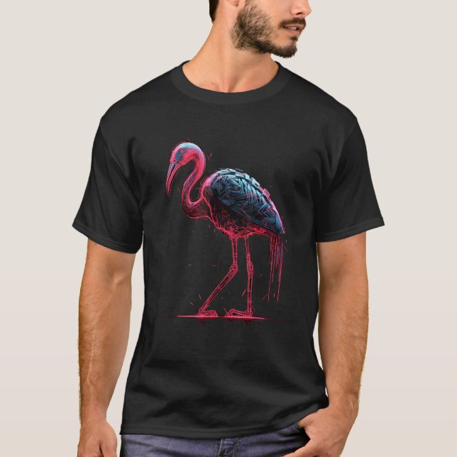 Camiseta Flamingo artwork  animal  animal flamingo 4 (Frente)