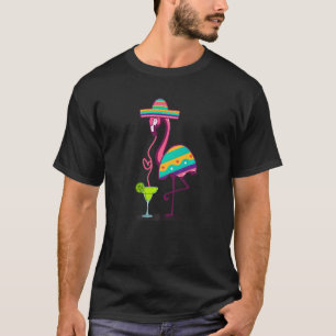 Camiseta Flamingo Bebe Margarita Partido Mexicano Fiesta Ci