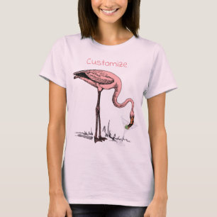 Camiseta Flamingo Bebendo Martini Thunder_Cove