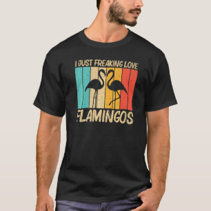 Camiseta Flamingo Bonito Para Homens Flamingo Bird