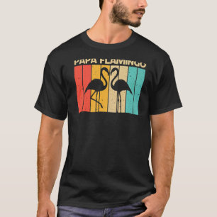 Camiseta Flamingo Bonito Para Homens Flamingo Bird Animal