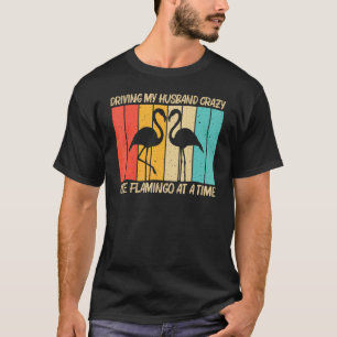 Camiseta Flamingo Bonito Para Mulheres Mamãe Flamingo Bird