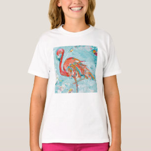 Camiseta Flamingo brilhante