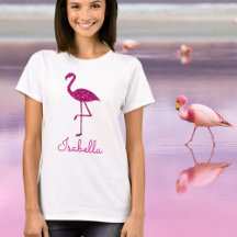 Flamingo brilhante Rosa brilhos Personalizar Perso