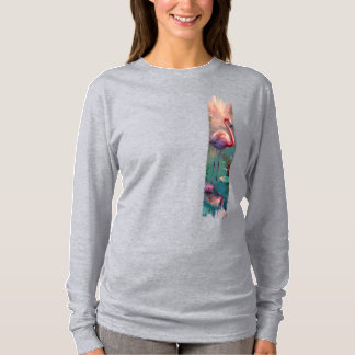 Camiseta Flamingo brushAVE pintura