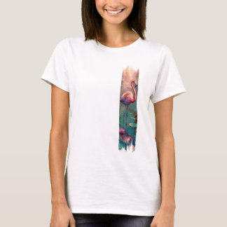 Camiseta Flamingo BrushAVP Paint Art