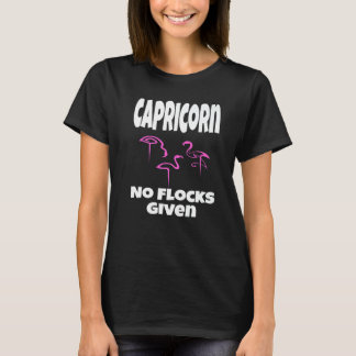 Camiseta Flamingo Capricórnio Sem Bandos Dada Dizia Humor