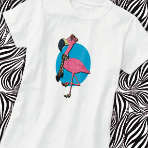 Camiseta Flamingo Chique