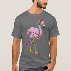Camiseta Flamingo Christmas Candy Candi TSirt