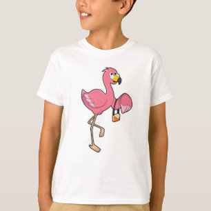 Camiseta Flamingo com bolsa