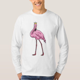 Camiseta Flamingo com Coroa