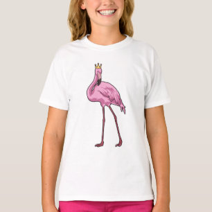 Camiseta Flamingo com Coroa