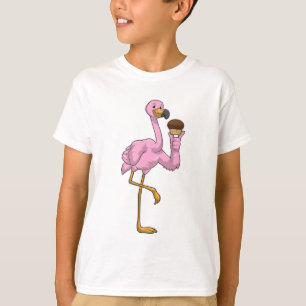 Camiseta Flamingo com Muffin