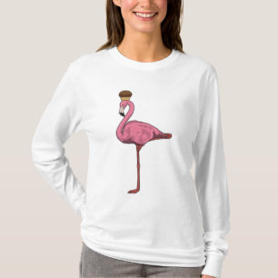 Camiseta Flamingo com Muffin