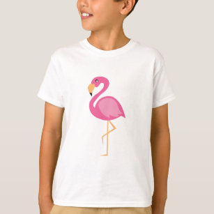 Camiseta Flamingo cor-de-rosa