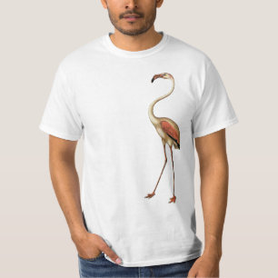 Camiseta Flamingo cor-de-rosa grande RETRO do PARQUE do
