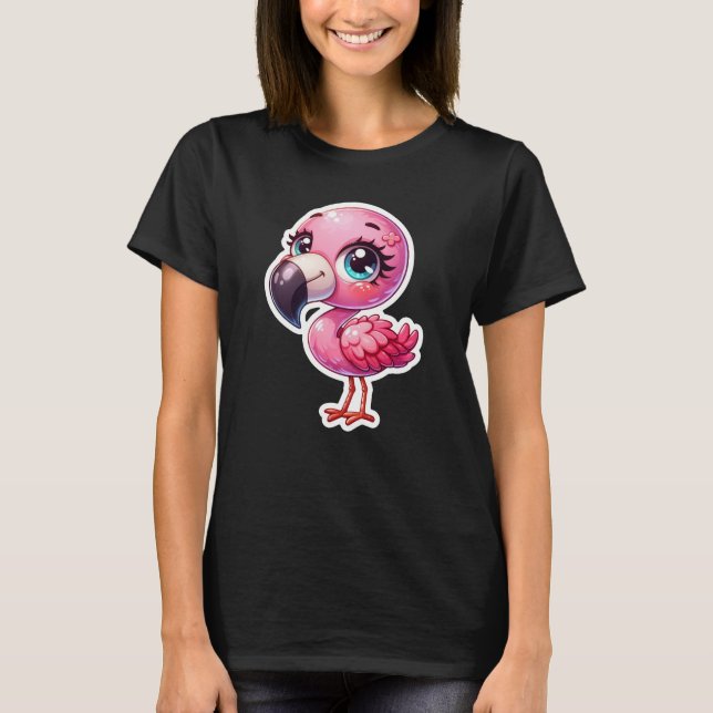 Camiseta Flamingo Cute (Frente)