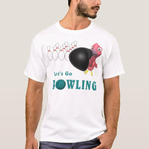 Camiseta Flamingo da boliche