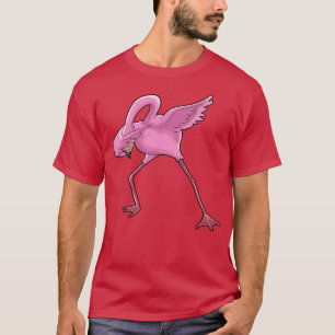 Camiseta Flamingo dabbing