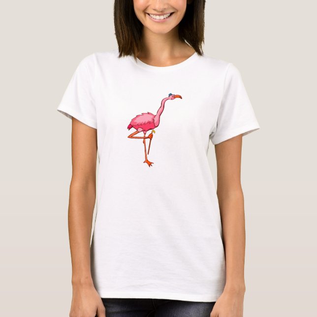 Camiseta Flamingo de Flappy (Frente)