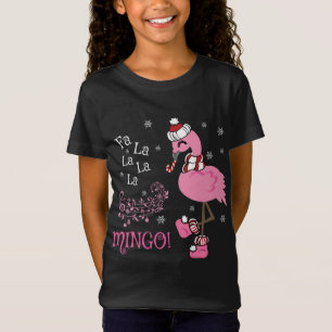 Camiseta Flamingo de Natal - Fa Cóta La MINGO Candy Candi