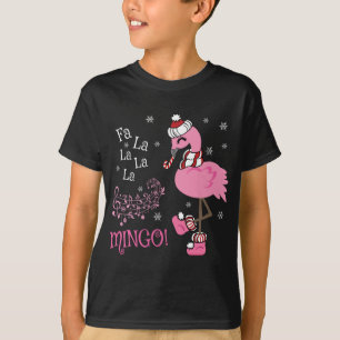 Camiseta Flamingo de Natal - Fa Cóta La MINGO Candy Candi