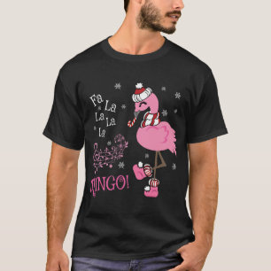 Camiseta Flamingo de Natal - Fa Cóta La MINGO Candy Candi