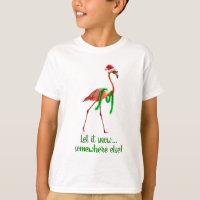 Flamingo de Natal na Praia