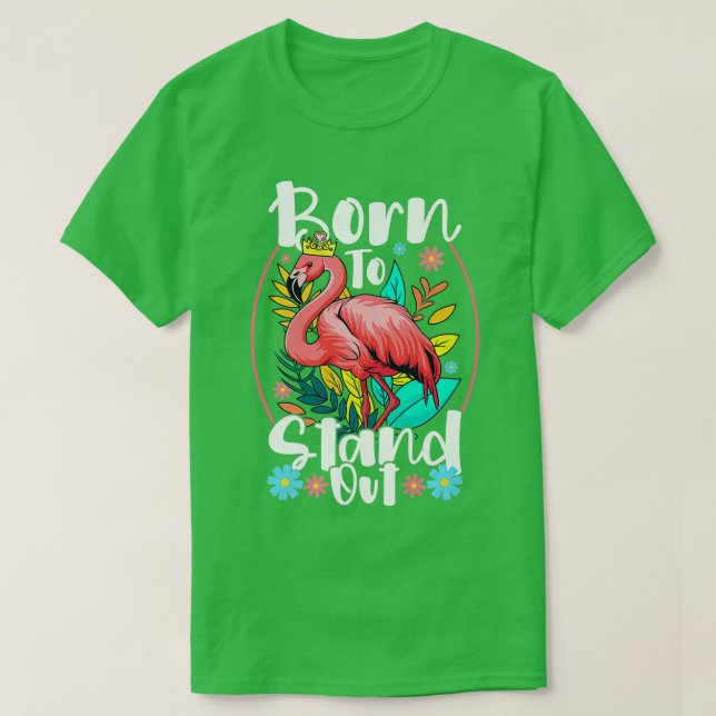 Camiseta Flamingo Design Para Ave Tropical Lover Para O Sta (Frente do Design)