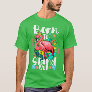 Camiseta Flamingo Design Para Ave Tropical Lover Para O Sta
