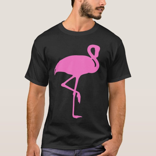 Camiseta Flamingo dos homens (Frente)