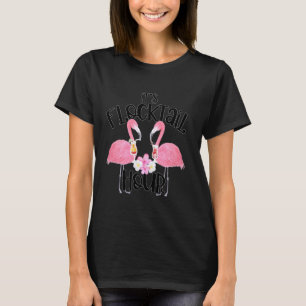 Camiseta Flamingo, é coquetel de sublimação de horas de fia