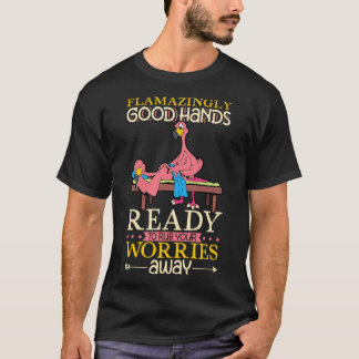 Camiseta Flamingo é Terapista de Massagem 1