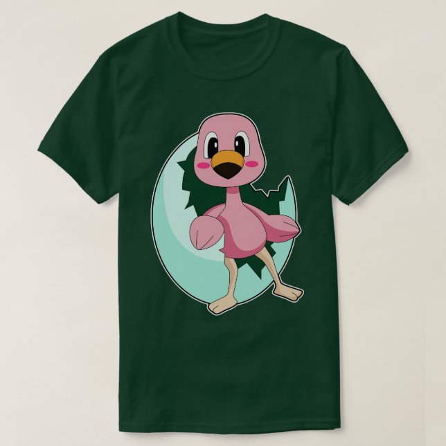 Camiseta Flamingo Egg (Frente do Design)