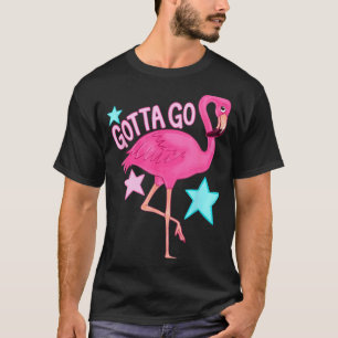 Camiseta Flamingo Engraçado Menina Fofo Verão Praia