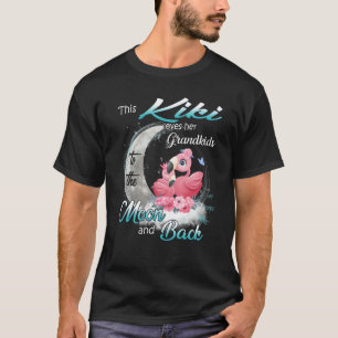 Camiseta Flamingo Este Kiki Ama As Netos À Lua