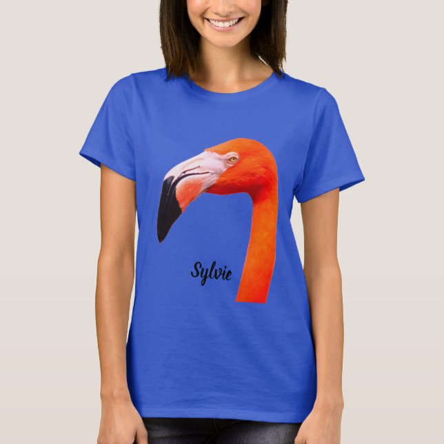 Camiseta "Flamingo Feliz"  (Frente)